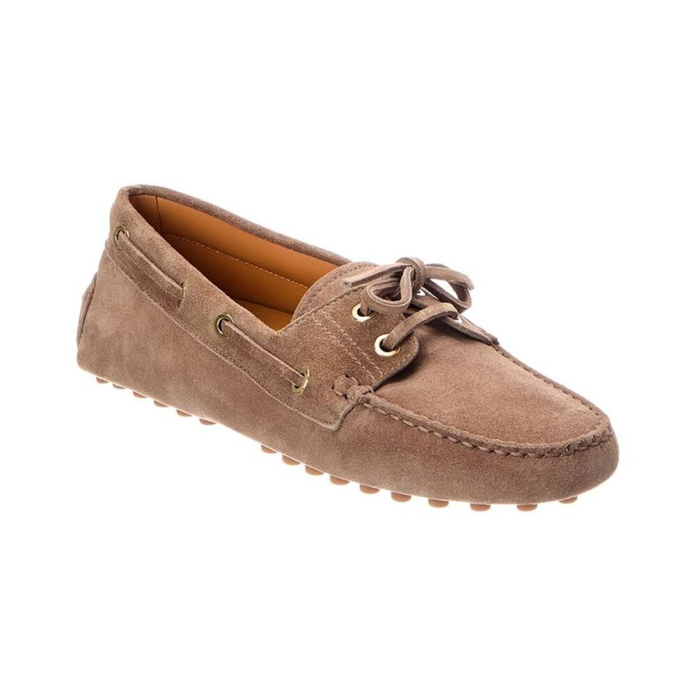 Tod's Gommino Suede Loafer, Beige